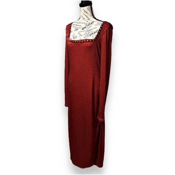 Free People Simone Red Midi Dress - Picture 5 of 16